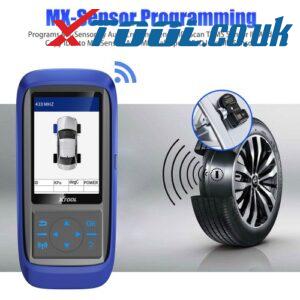 XTOOL tire pressure scanner introduction