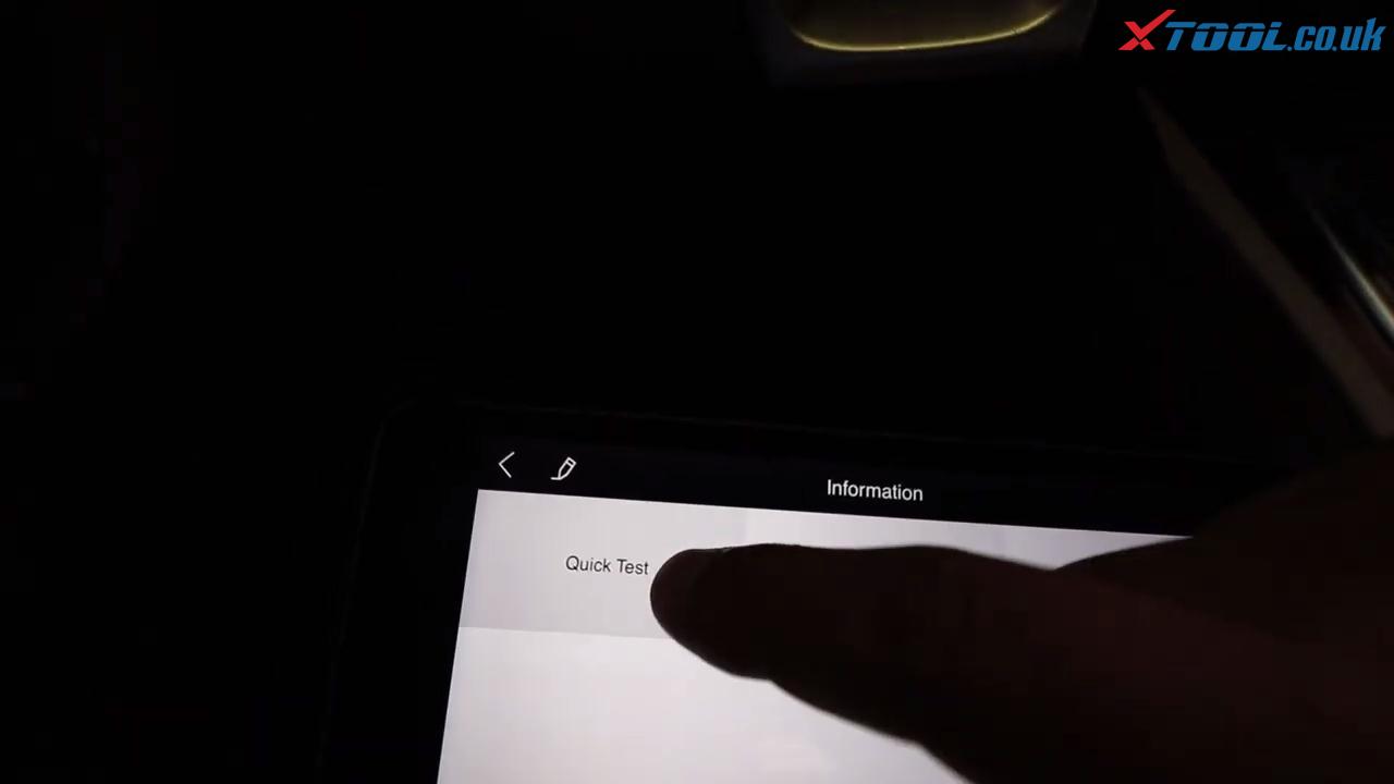 XTOOL Anyscan A30 Code Reader Mercedes-Benz C250 Quick Scan