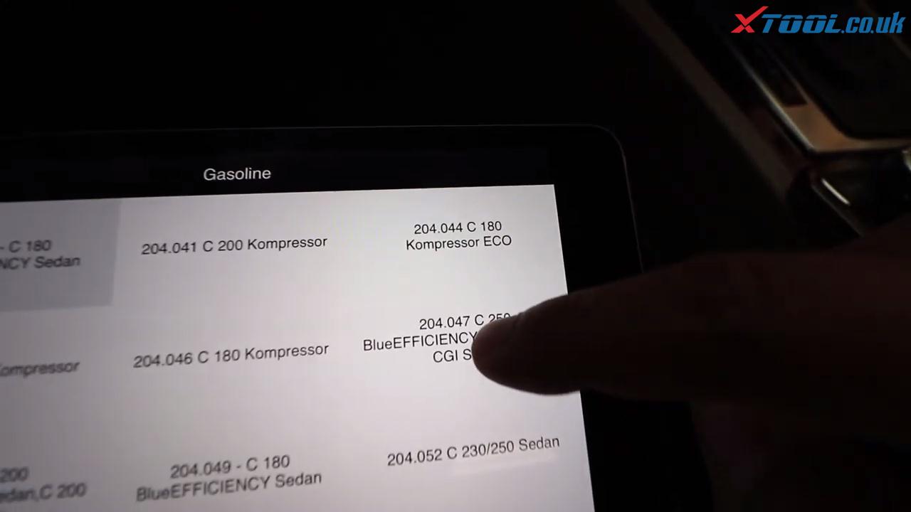 XTOOL Anyscan A30 Code Reader Mercedes-Benz C250 Quick Scan