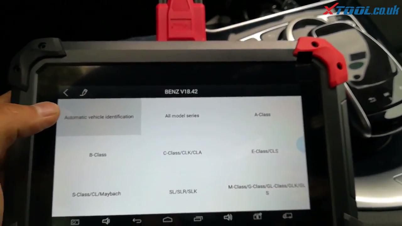 XTOOL EZ400 Pro Mercedes-Benz 2017 Quick Scan Instruction