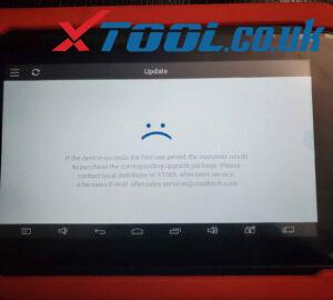XTOOL X100 Pad Upgrade Problem Solved Successfully