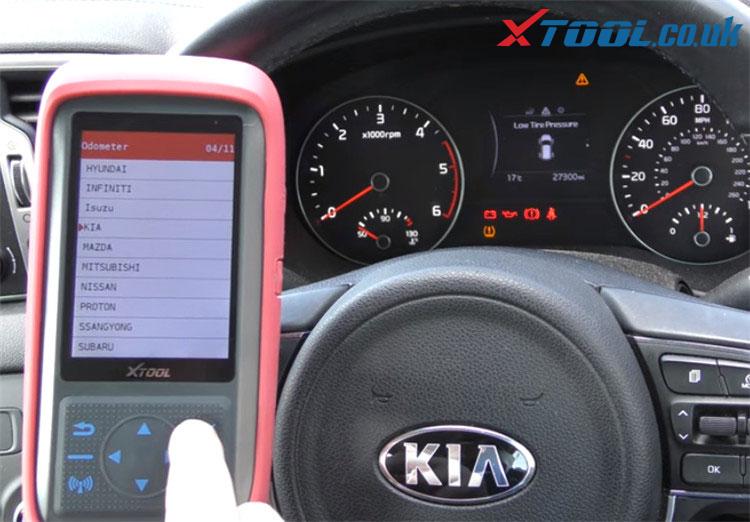 X100 Pro2 Kia Mileage Correction Car List 3