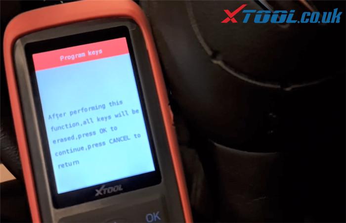 Xtool X100 Pro2 Citroen Key Program Guide 7