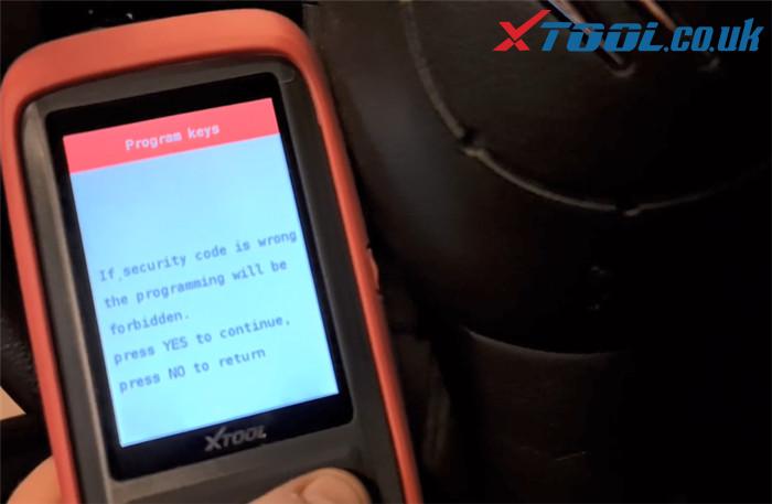 Xtool X100 Pro2 Citroen Key Program Guide 8