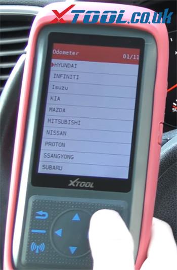 Xtool X100 Pro2 Hyundai Odometer Car List 2