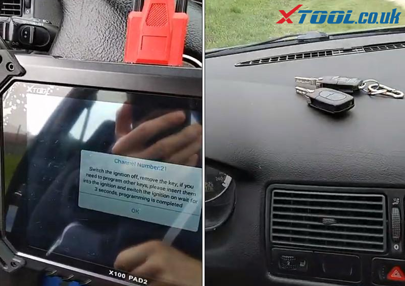 XTOOL PAD3 VW IMMO 3