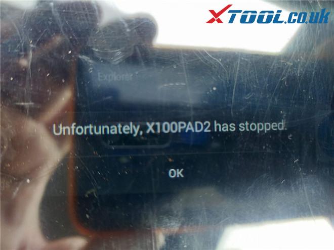 Unfortunately X100pad2 Has Stopped Solution