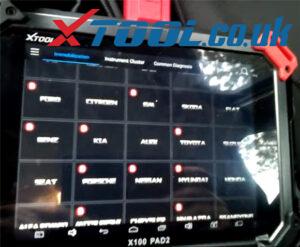 X100 Pad2 Pro Program 2016 Ford Focus 1