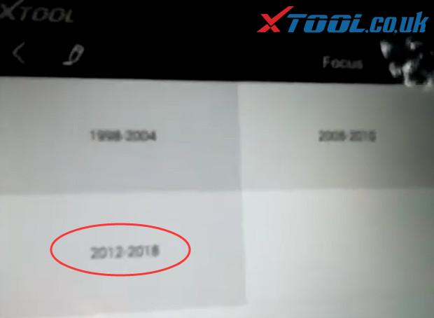 X100 Pad2 Pro Program 2016 Ford Focus 3