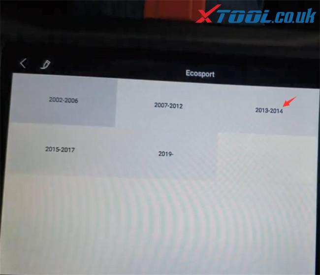 Xtool X100 Pad3 Program Ford Ecosport 2014 7