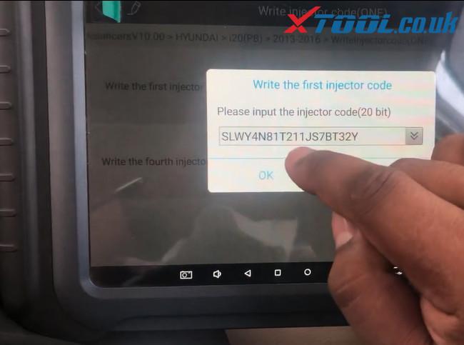 Xtool A80 Pro Hyundai I20 Pb 2016 Injector Code 8