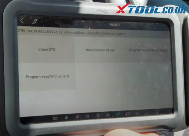 Xtool A80 Pro Program 2015 Vauxhall Adam 12