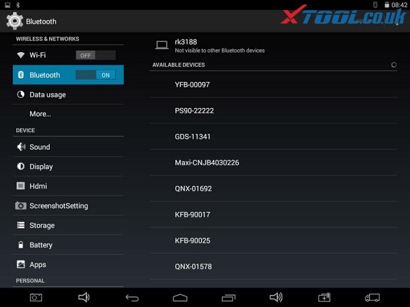 Xtool Ps90 Bluetooth Connection 07