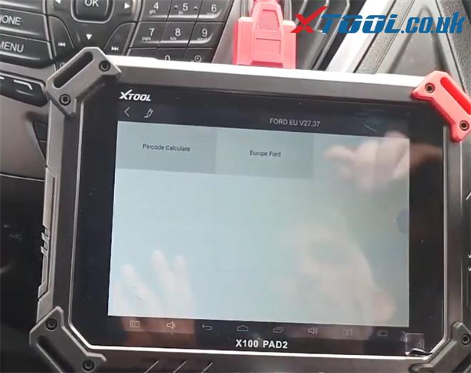 X100 Pad2 Pro Program Ford Transit Custom 2014 2