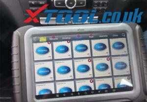 Xtool A80 Pro Benz C220 Parking Sensor Fault 1