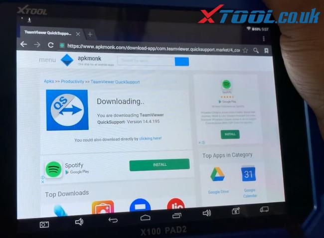 Xtool Tablet Series Teamviewer App Update 7