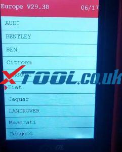 2007 Fiat Idea Odometer Correction With Xtool X100 Pro2 (4)