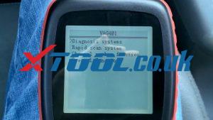 Xtool V401 Disable Seat Belt Alarm 04