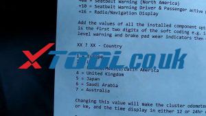 Xtool V401 Disable Seat Belt Alarm 08