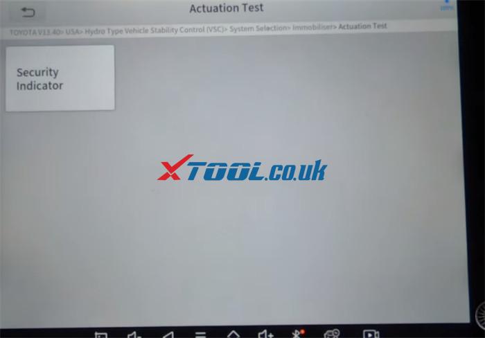 Xtool D8 Toyota Active Test Special Function 15