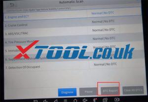 Xtool D8 Toyota Active Test Special Function 6